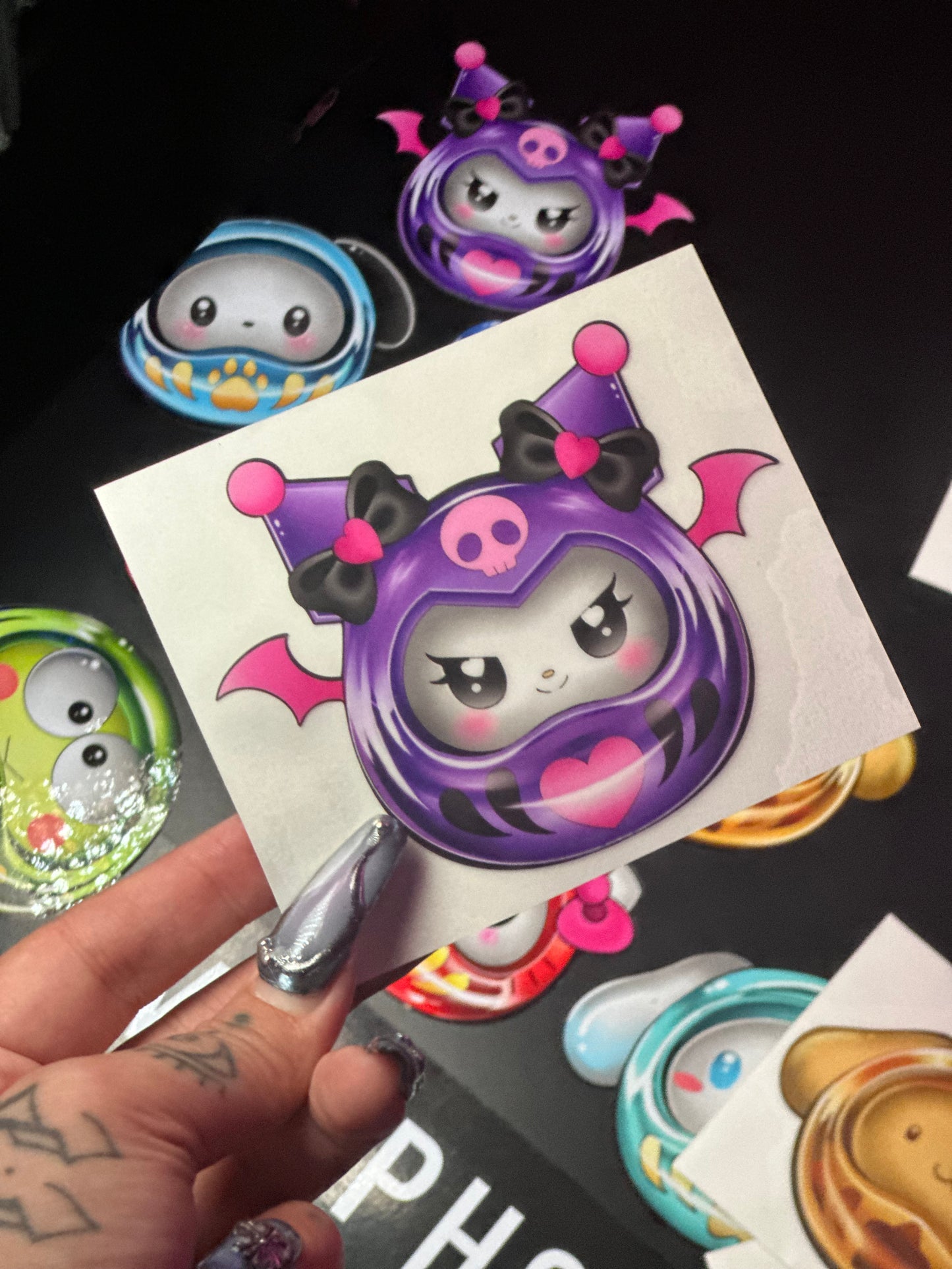 Kuro Bat Duruma Doll Sticker