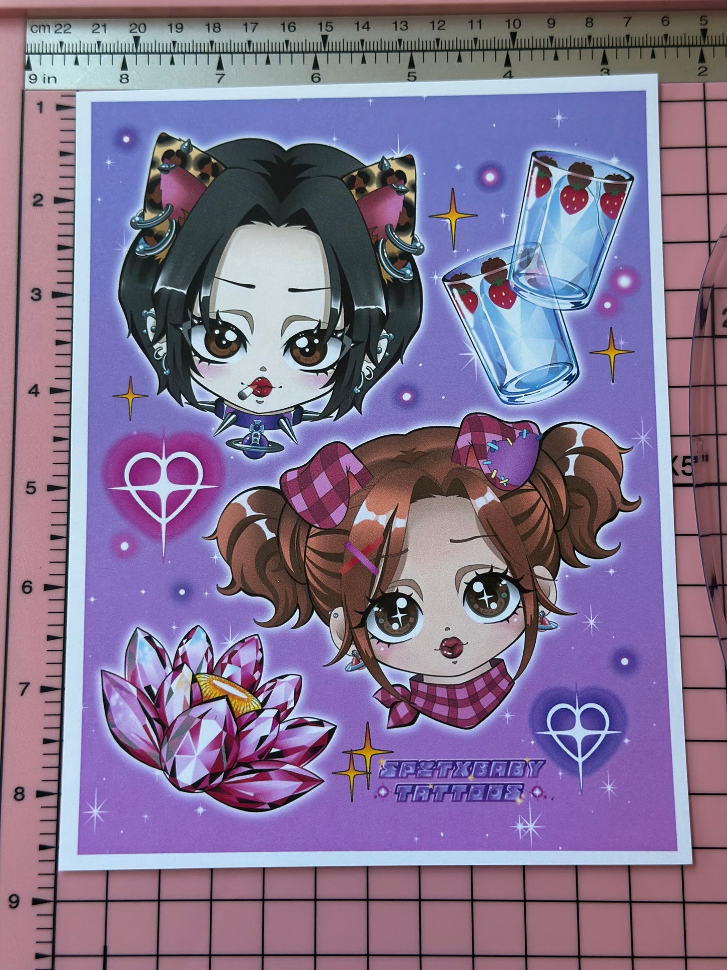 Cat Eyed Queen & Faithful Hachiko print