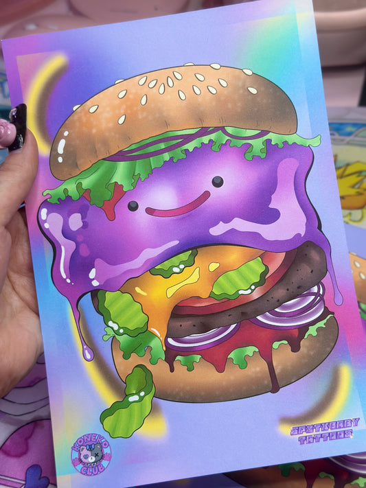 Ditto Burger Print