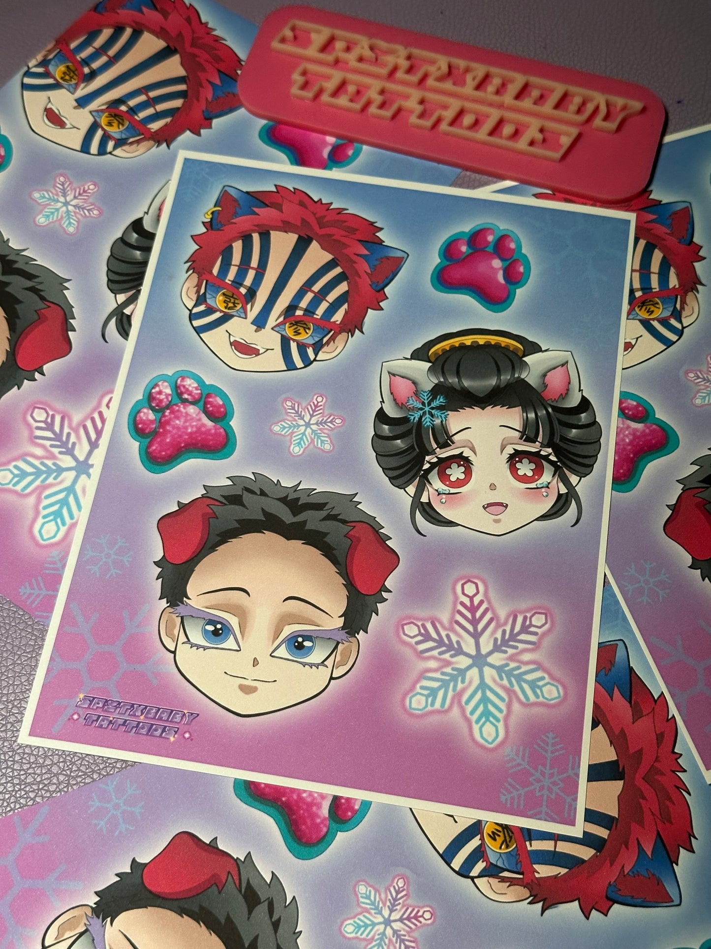 Akaza Cat print