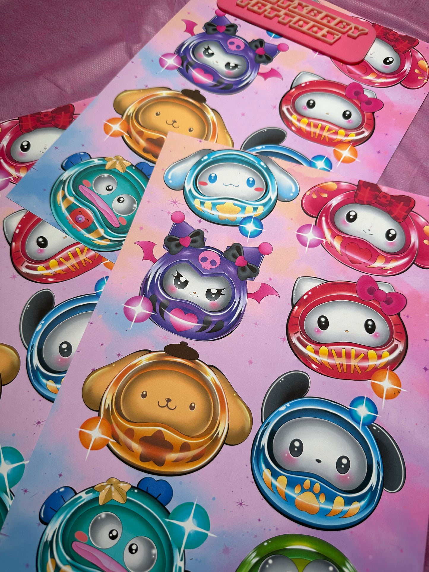 Misprint* Duruma Doll Art Sheet