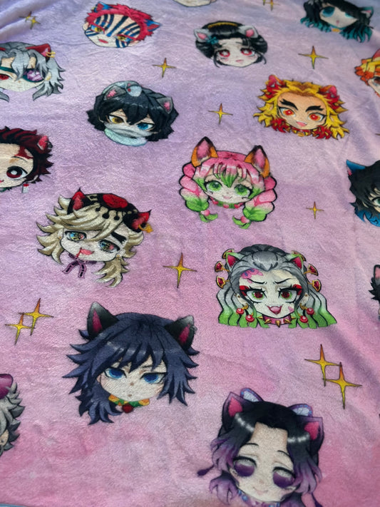 Demons and Slayers Blanket