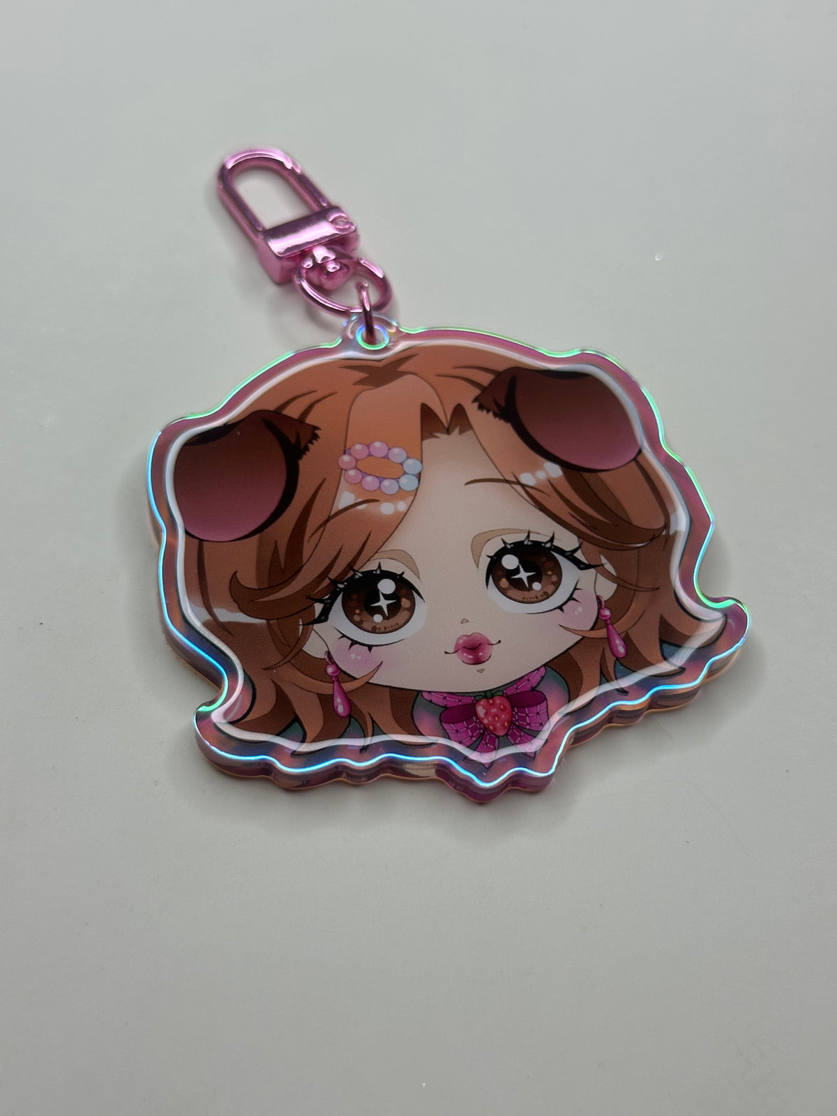 Hachi Pup Keychain