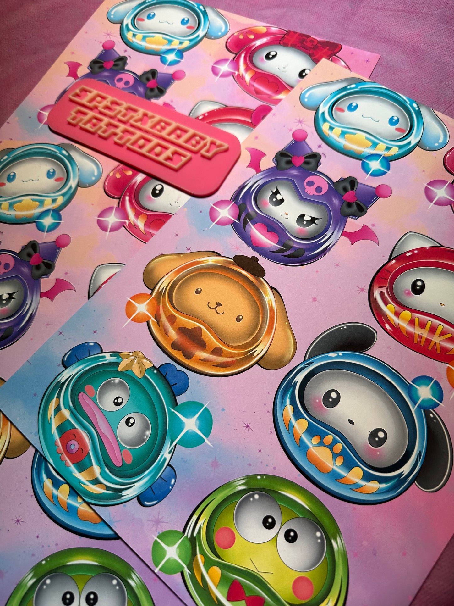Misprint* Duruma Doll Art Sheet