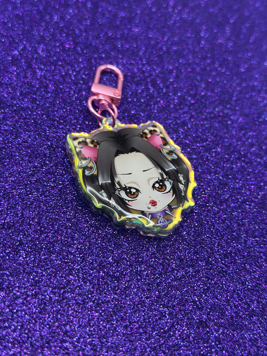 Cat Eyed Queen Nana keychain