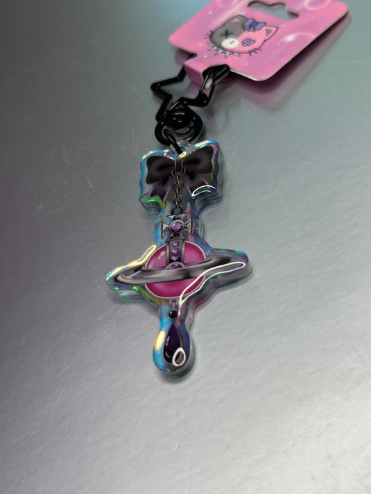 Vivi Bow Charm Keychain