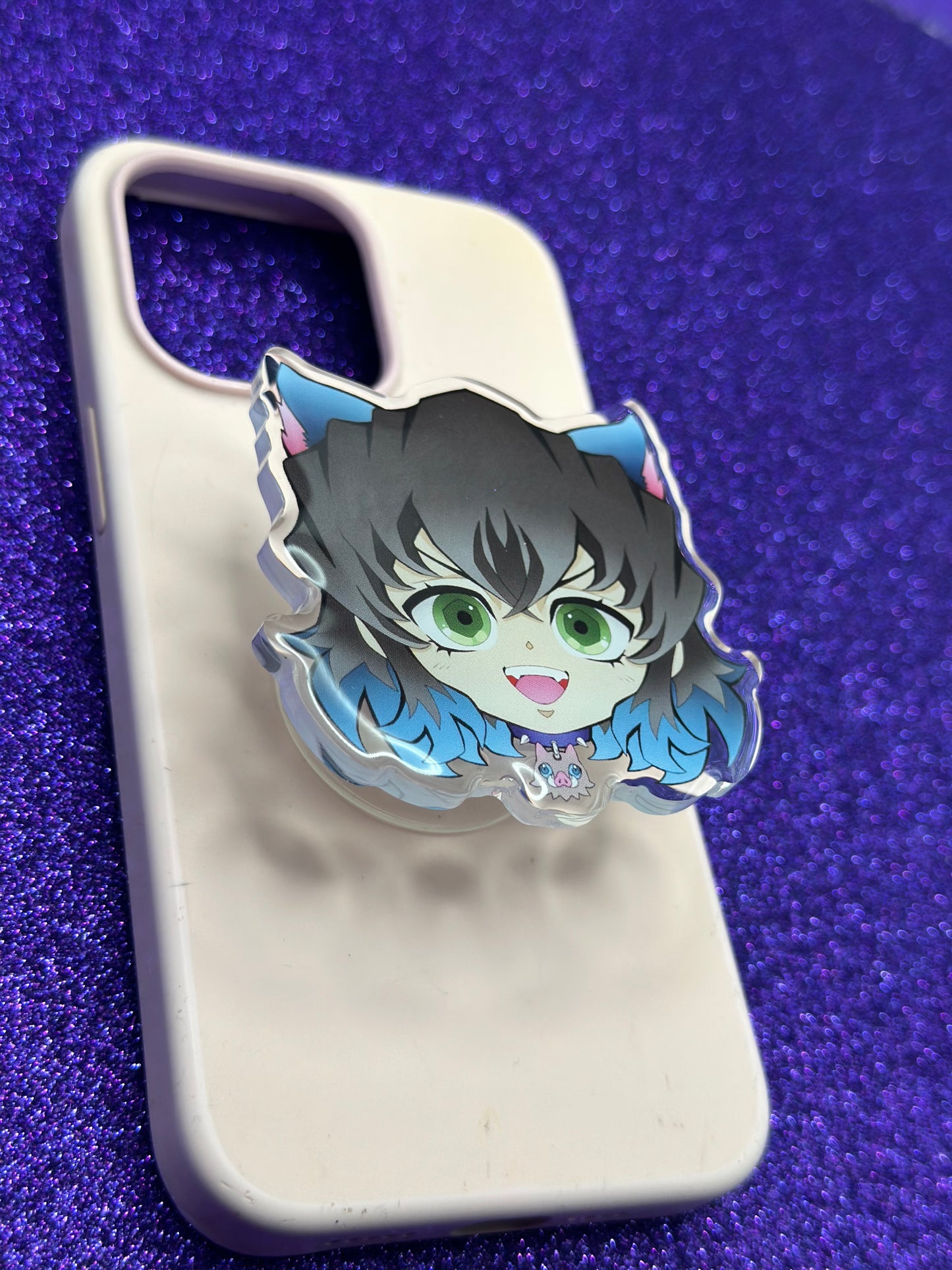 Boar Boy Cat Phone Grip