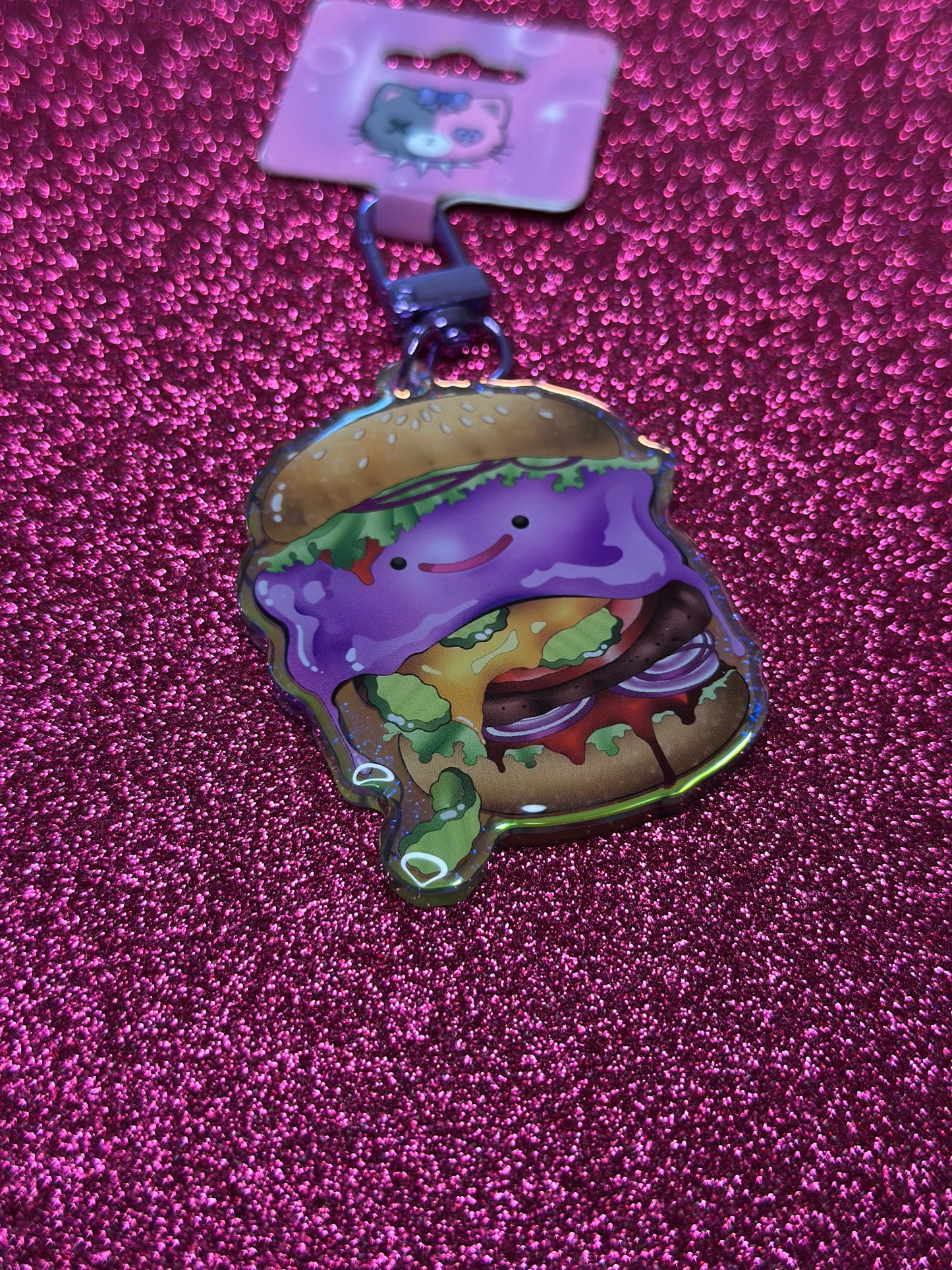 Ditto Burger Keychain