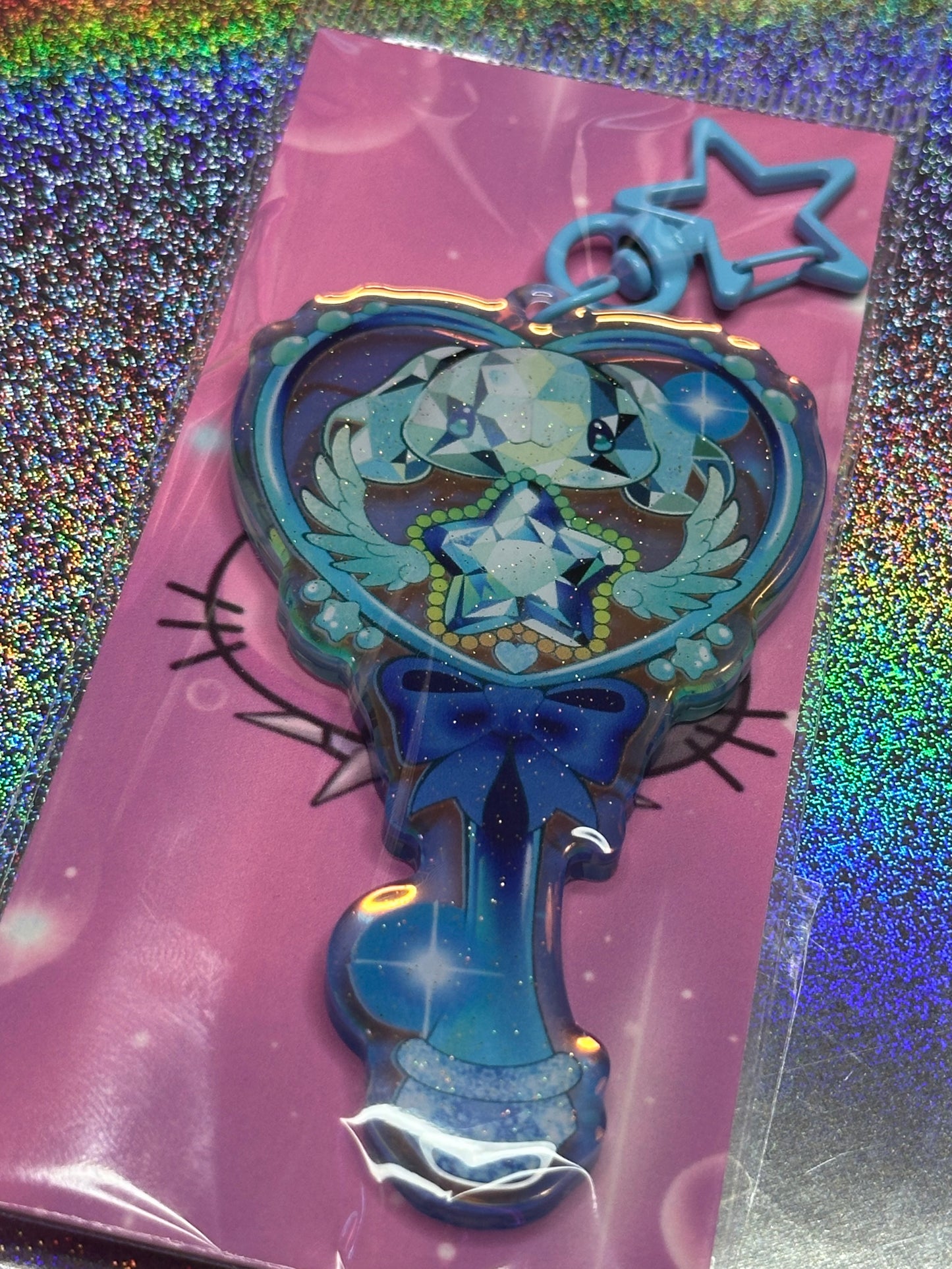 Cinna Magical Girl Wand Keychain