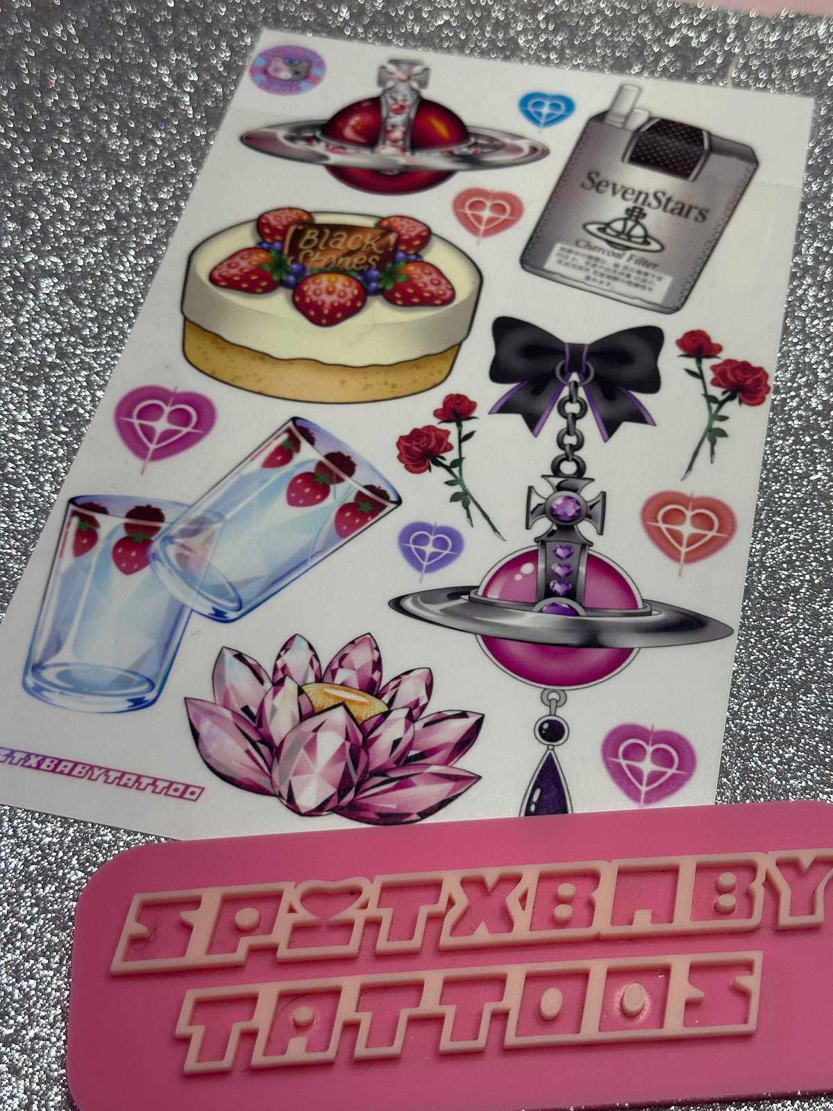 Apartment 707 Temporary Tattoo Sheet