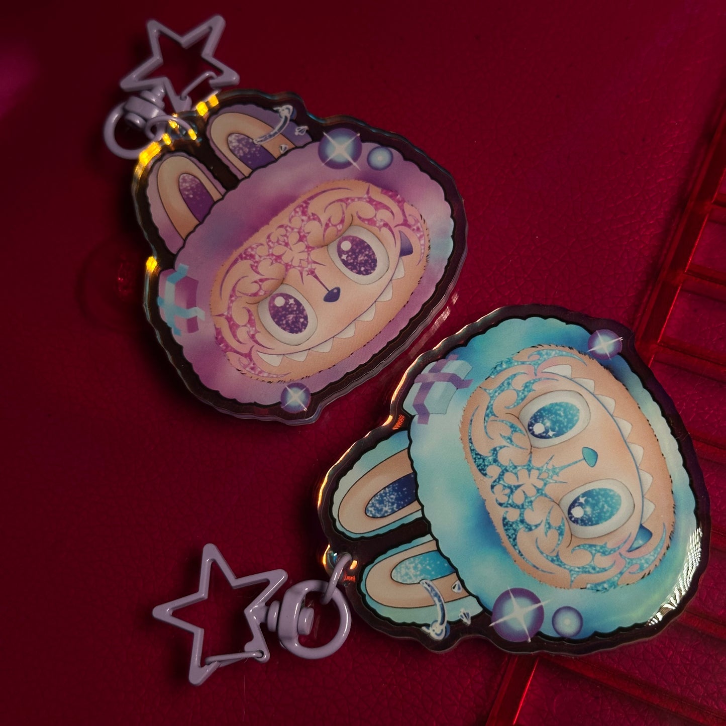 Big into Synergy sticker and keychain pack