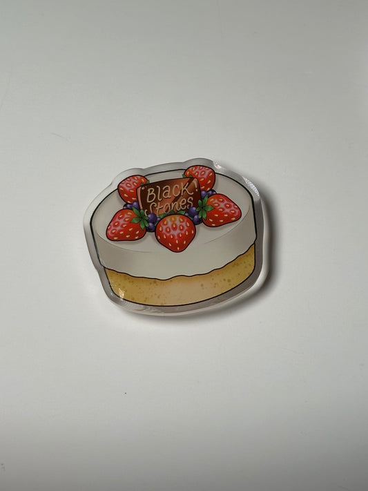 Black Stones Cake Phone Grip