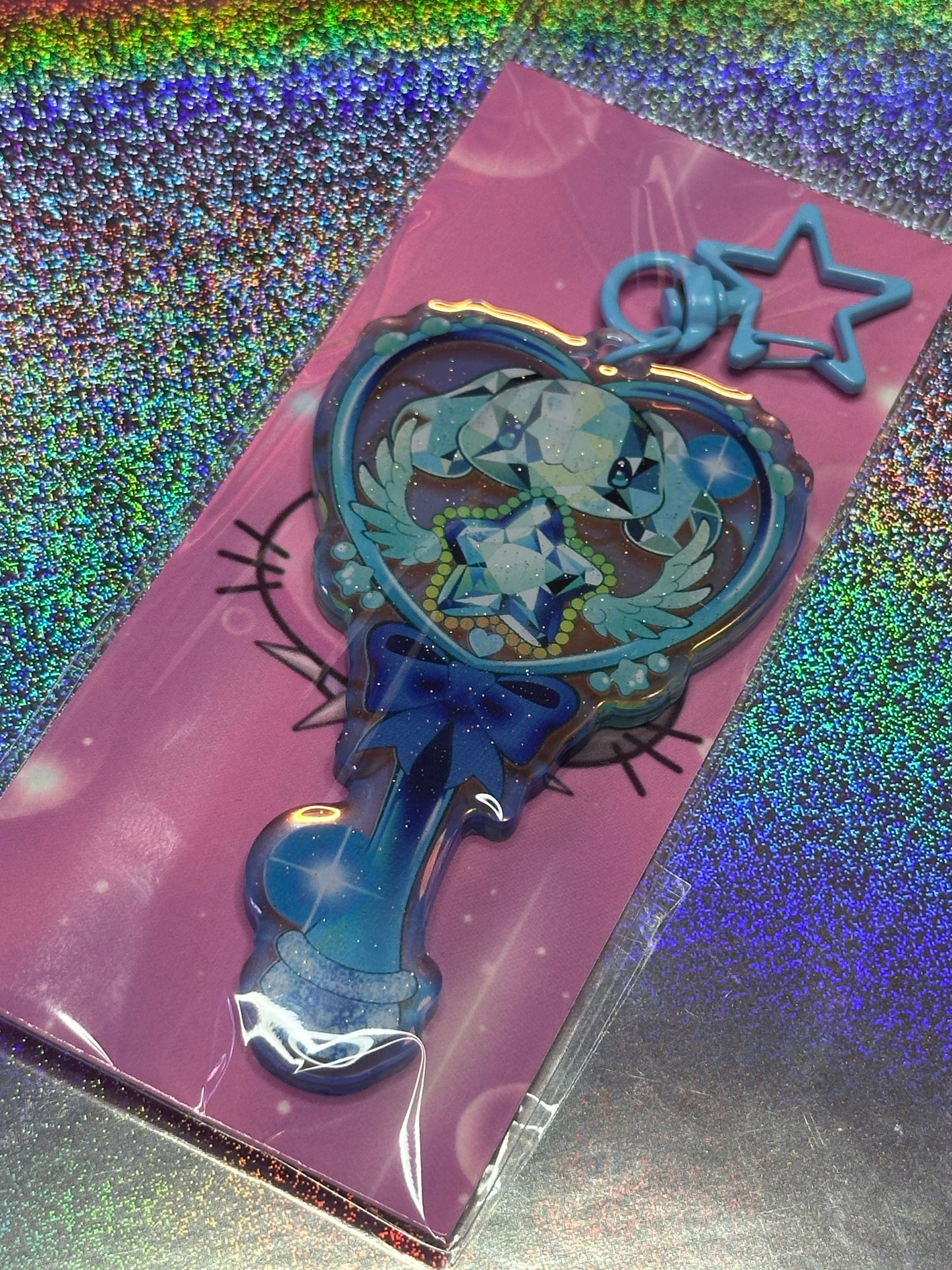 Cinna Magical Girl Wand Keychain