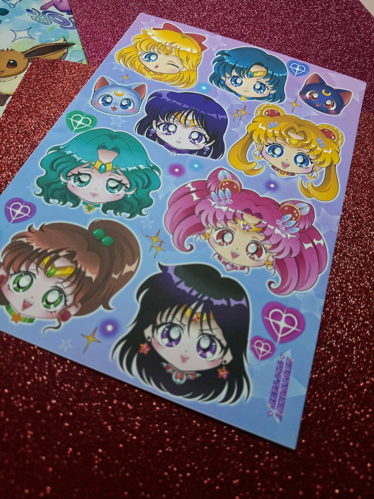 Sailor Scouts and friends Print