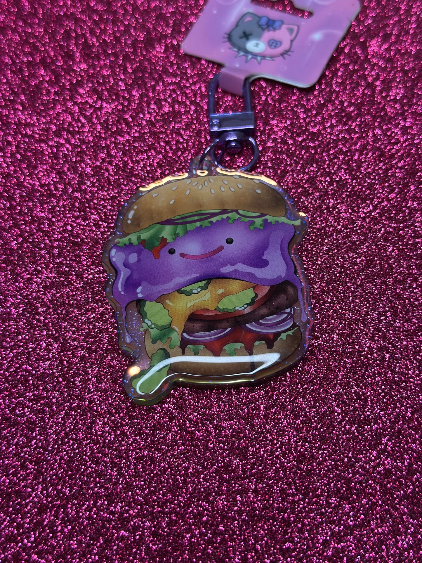 Ditto Burger Keychain