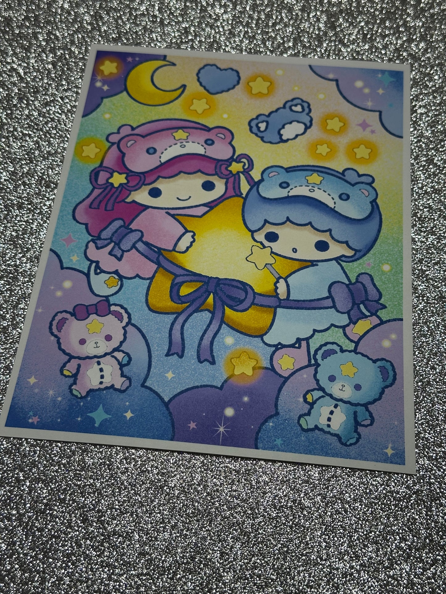 Kiki and Lala Bear Print