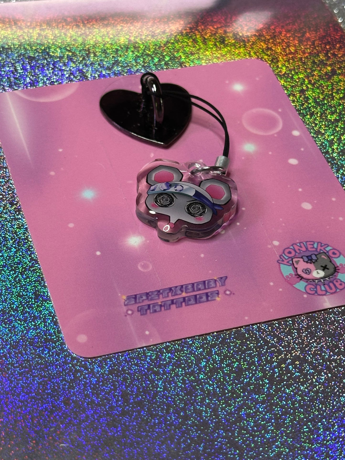 Mighty Muscle Mouse Phone Charm