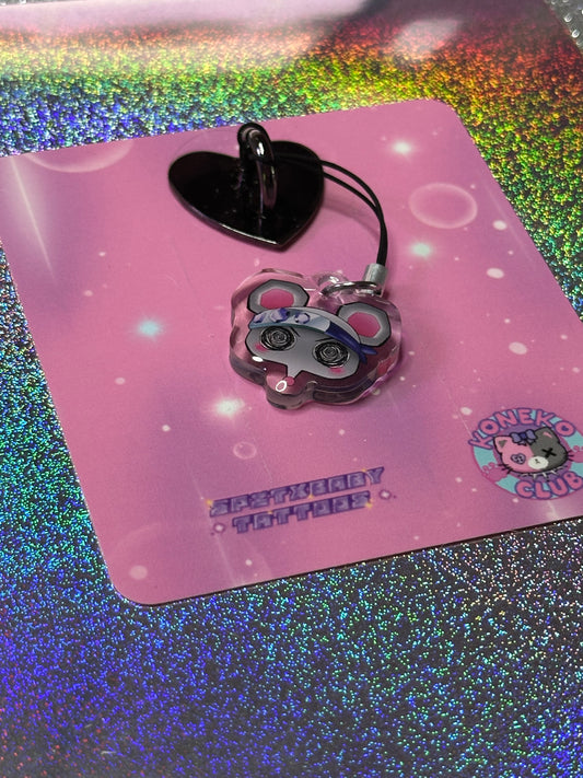 Mighty Muscle Mouse Phone Charm