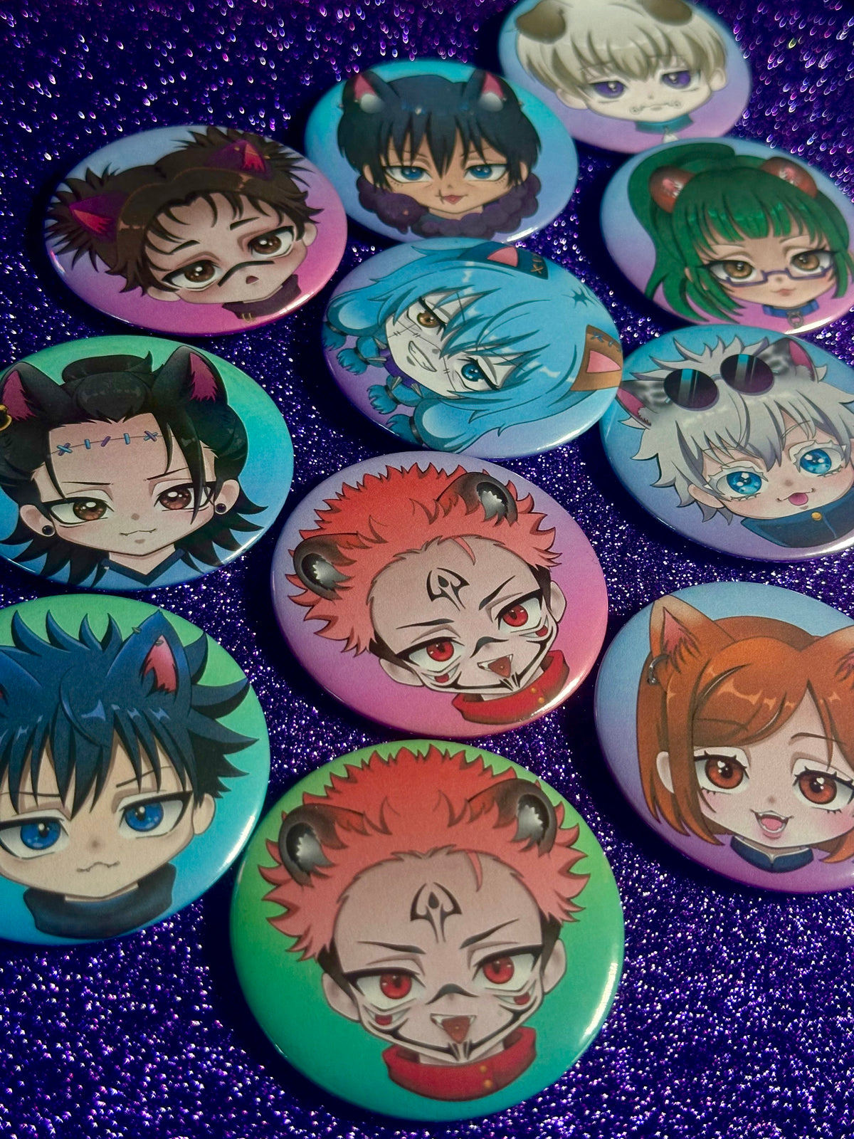 JJK Pin Badges