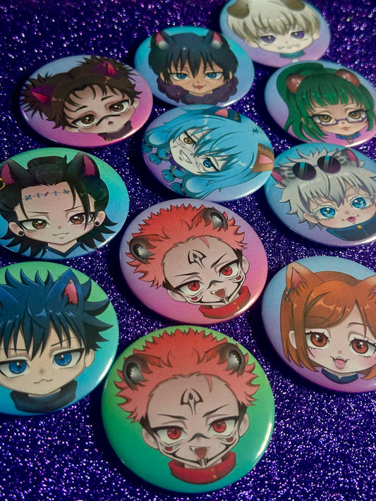 JJK Pin Badges