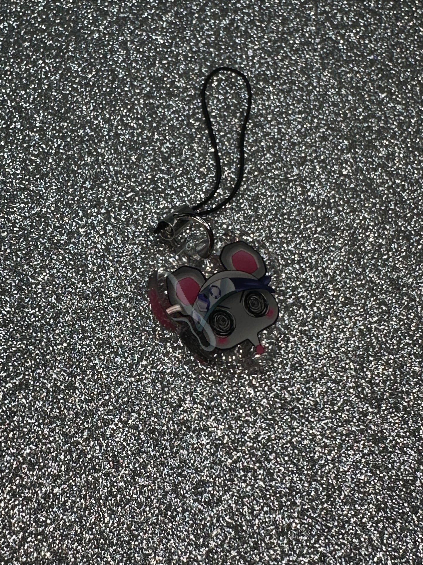 Mighty Muscle Mouse Phone Charm