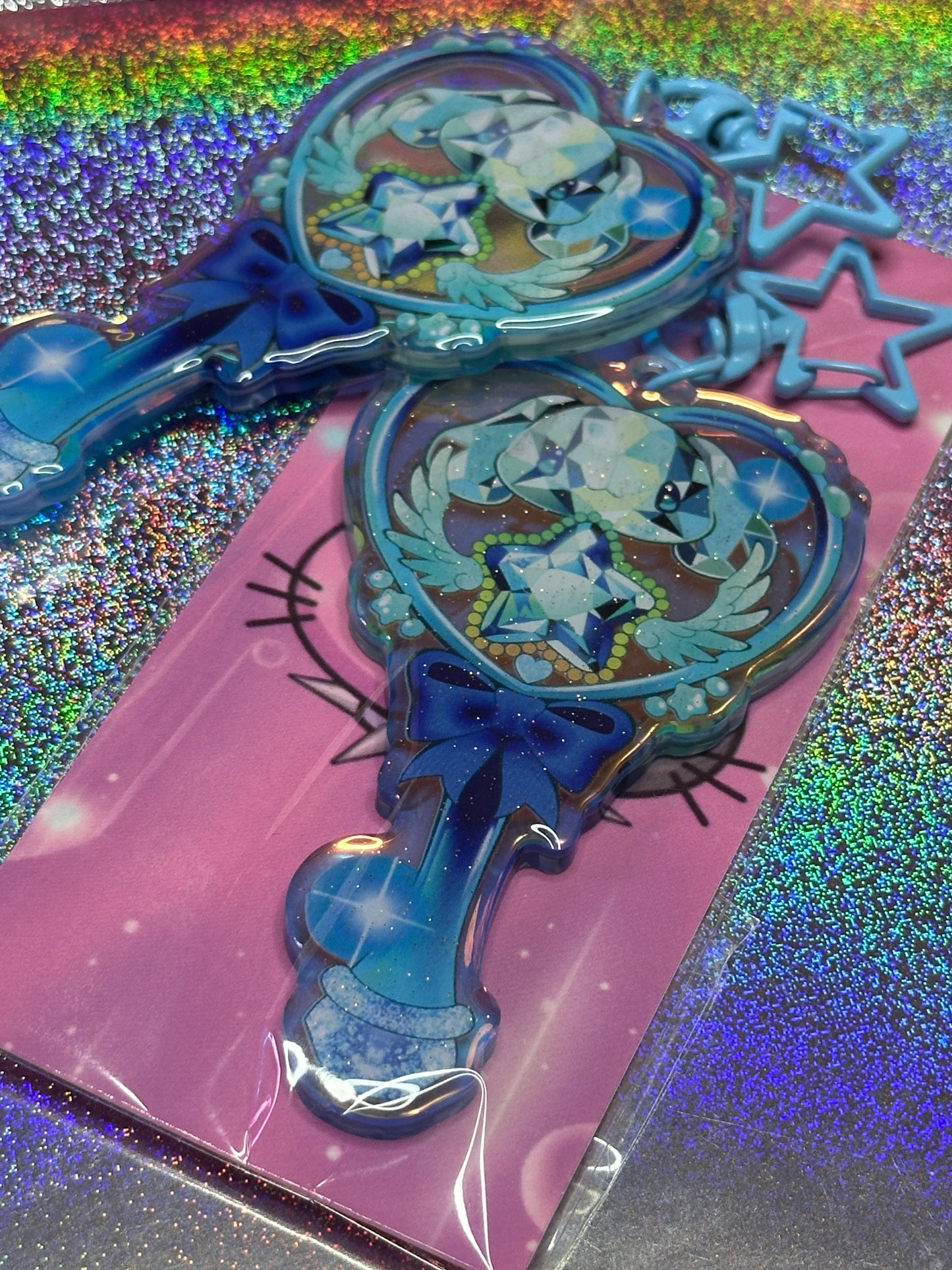 Cinna Magical Girl Wand Keychain