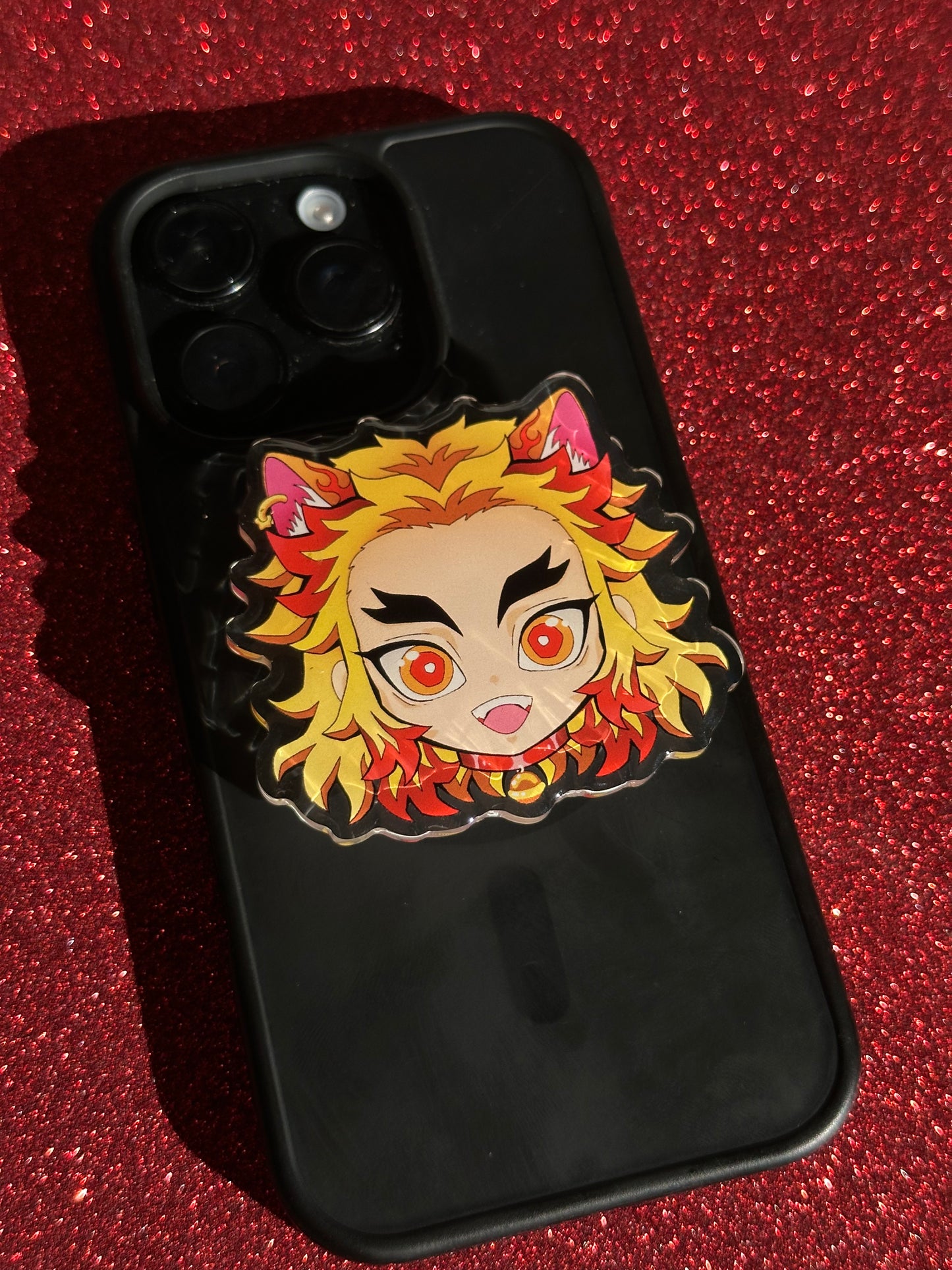 Rengoku Cat Phone Grip