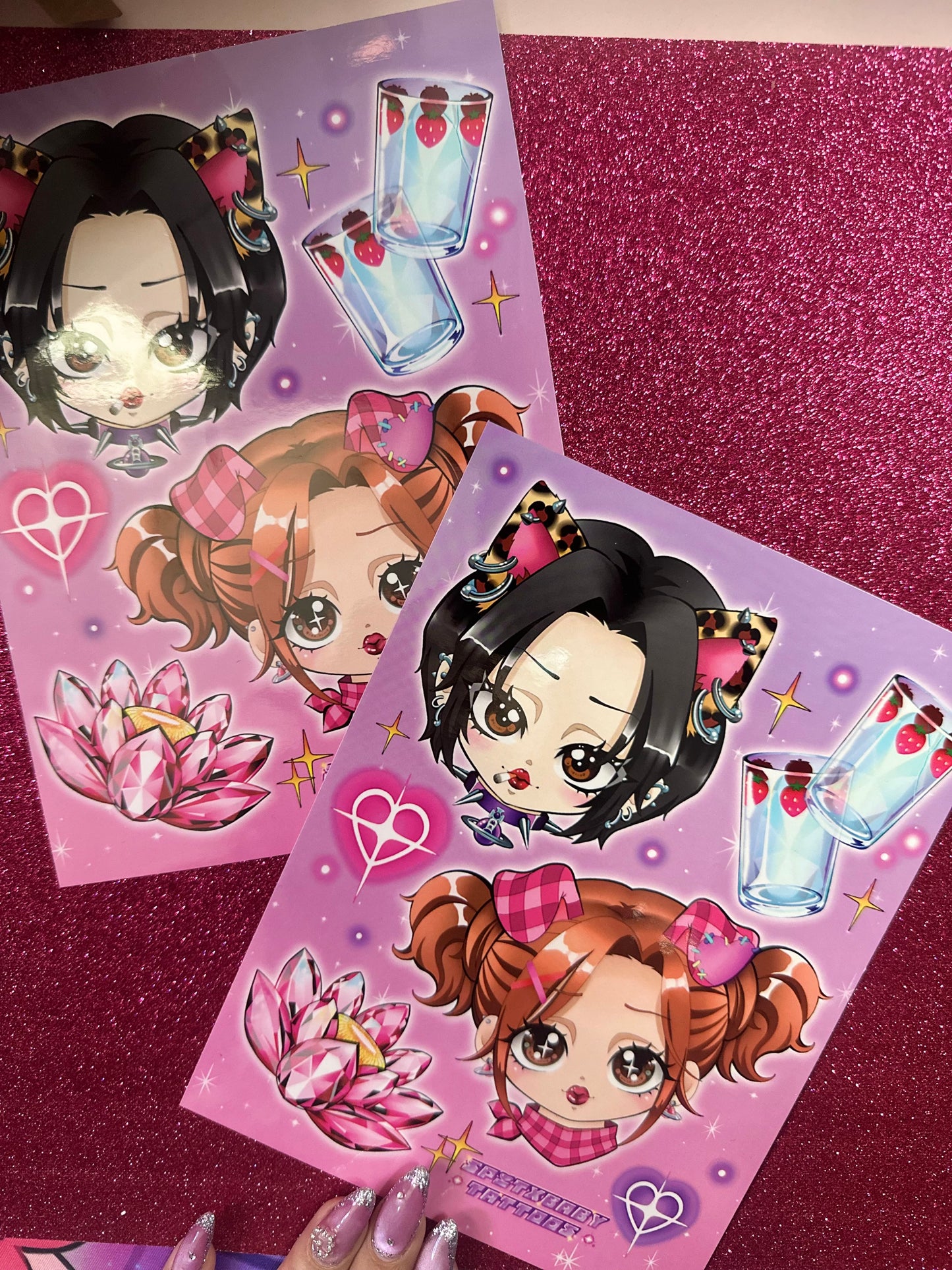 Cat eyed Queen & faithful Hachiko GLOSS print