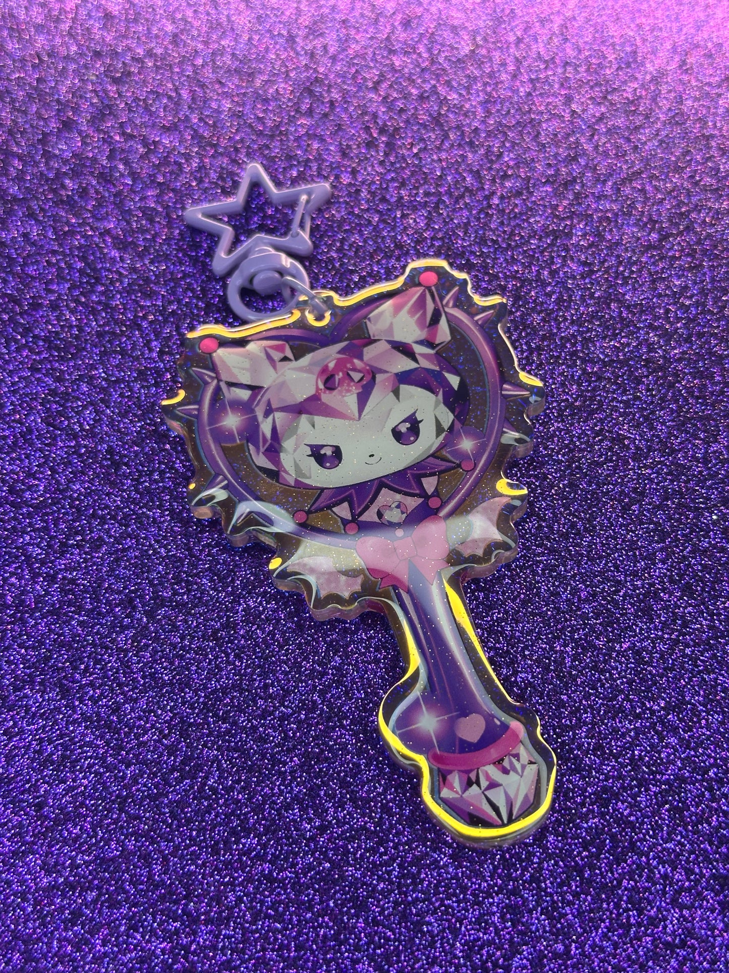Kuro Magical Girl Wand Keychain