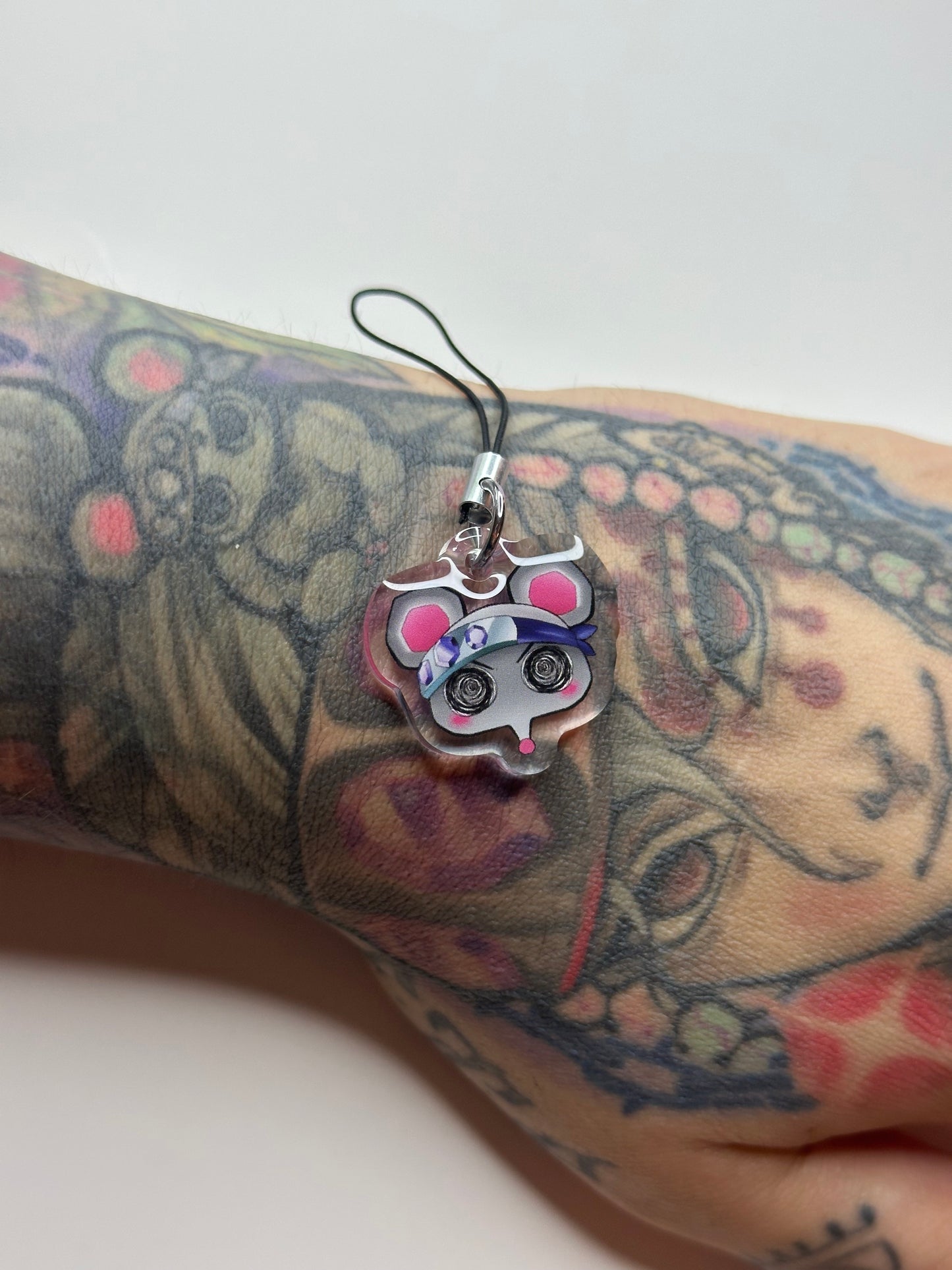 Mighty Muscle Mouse Phone Charm