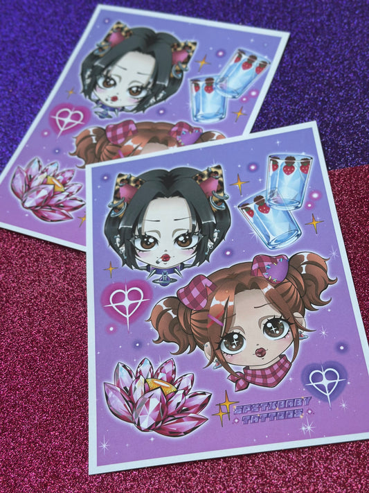 Cat Eyed Queen & Faithful Hachiko print