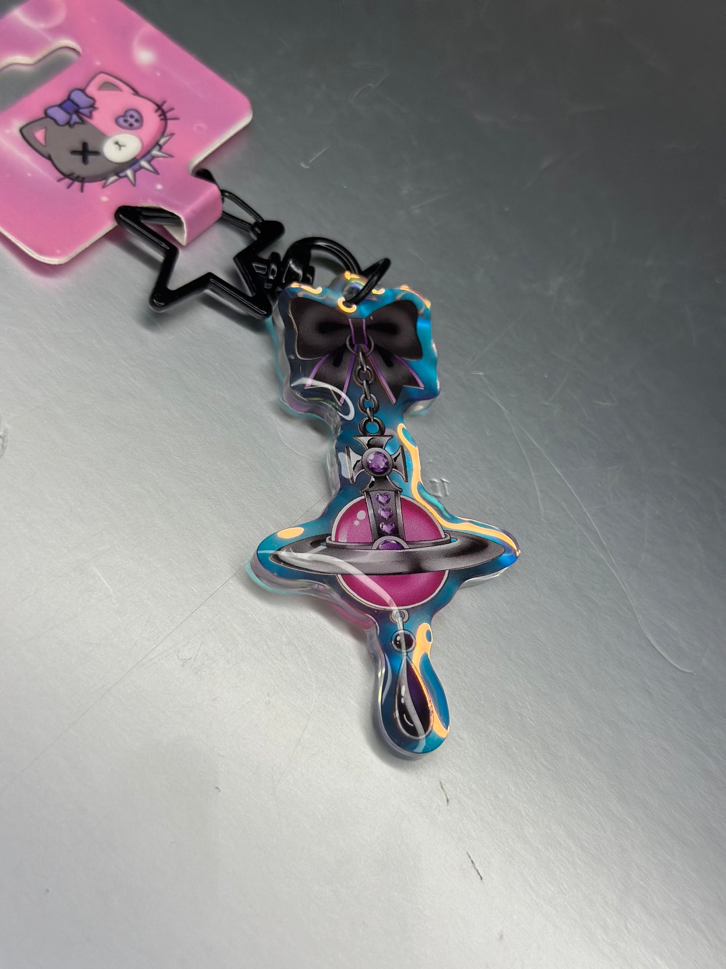 Vivi Bow Charm Keychain