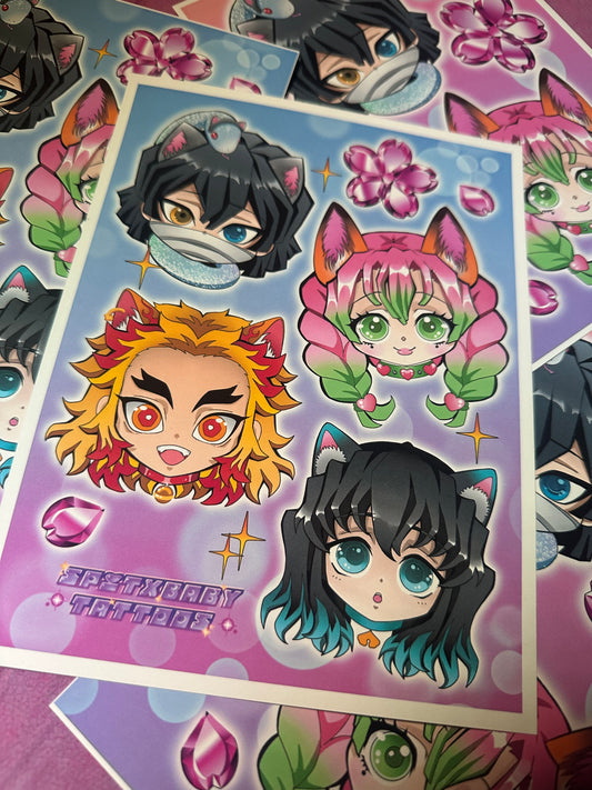 Your favorite Hashira Cat Print