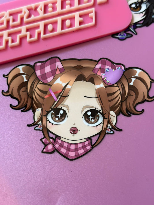 Hachi Sticker
