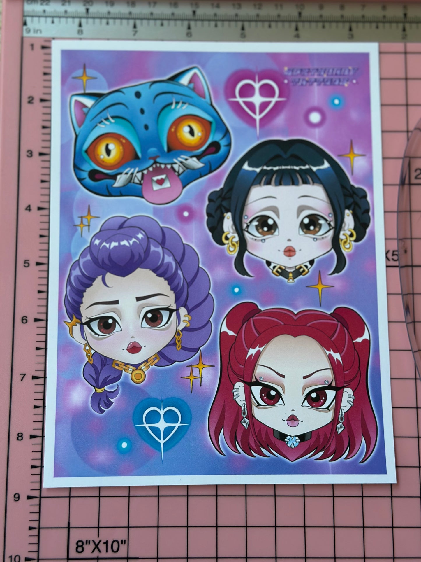 Hunters & Derpy Chibi Art Print