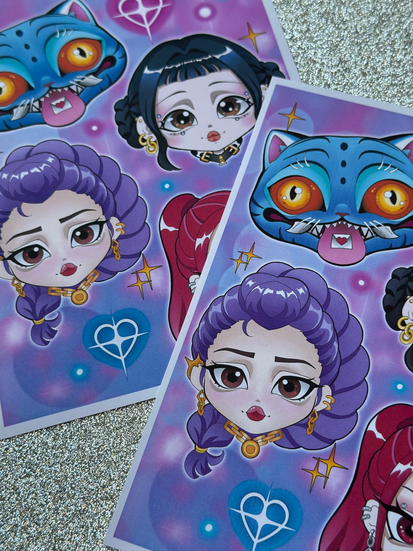 Hunters & Derpy Chibi Art Print