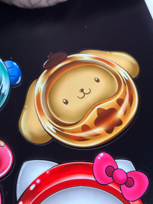 Pompom Duruma Doll Sticker