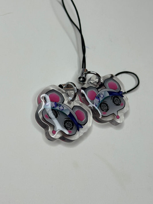 Mighty Muscle Mouse Phone Charm
