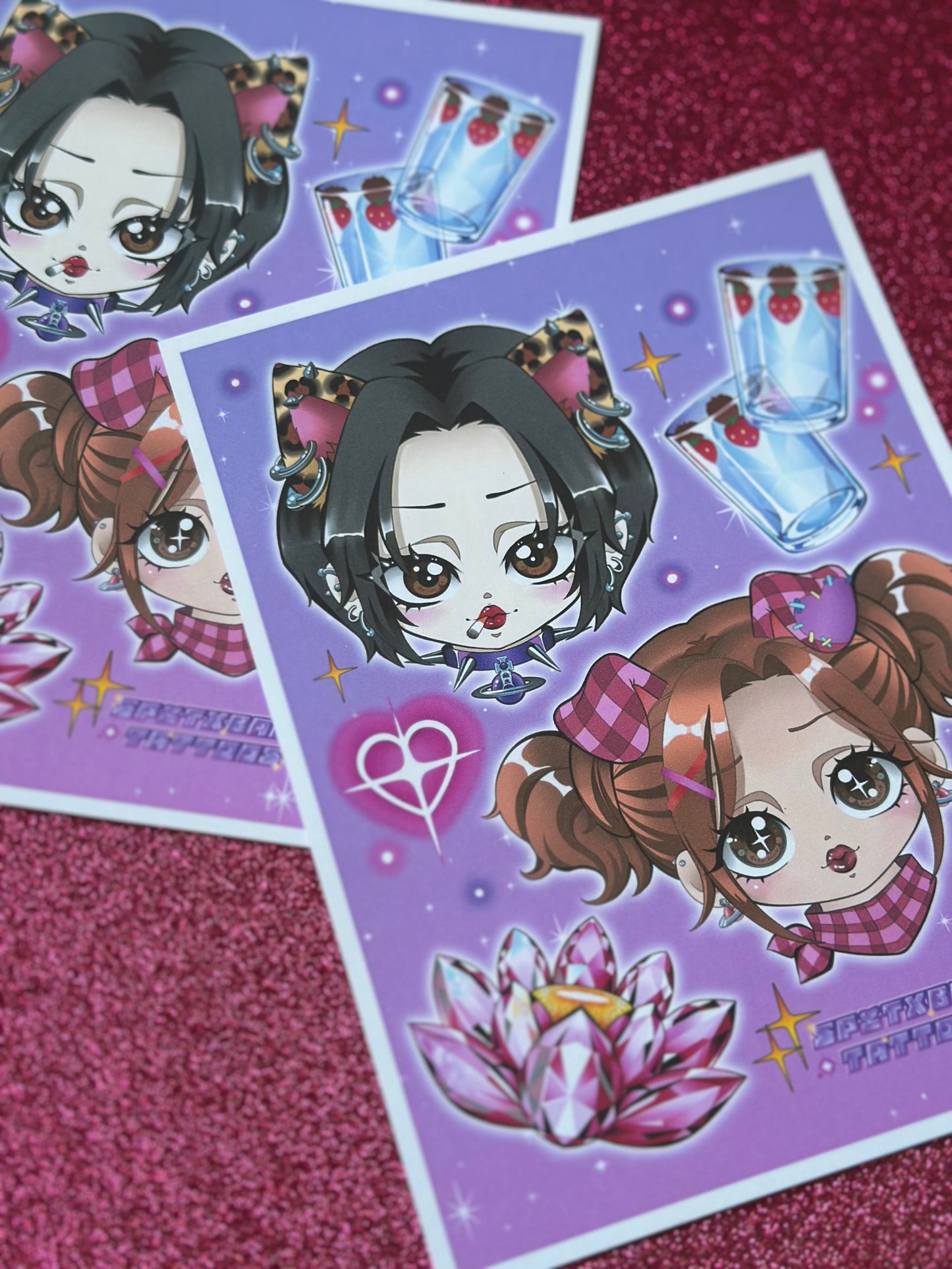 Cat Eyed Queen & Faithful Hachiko print