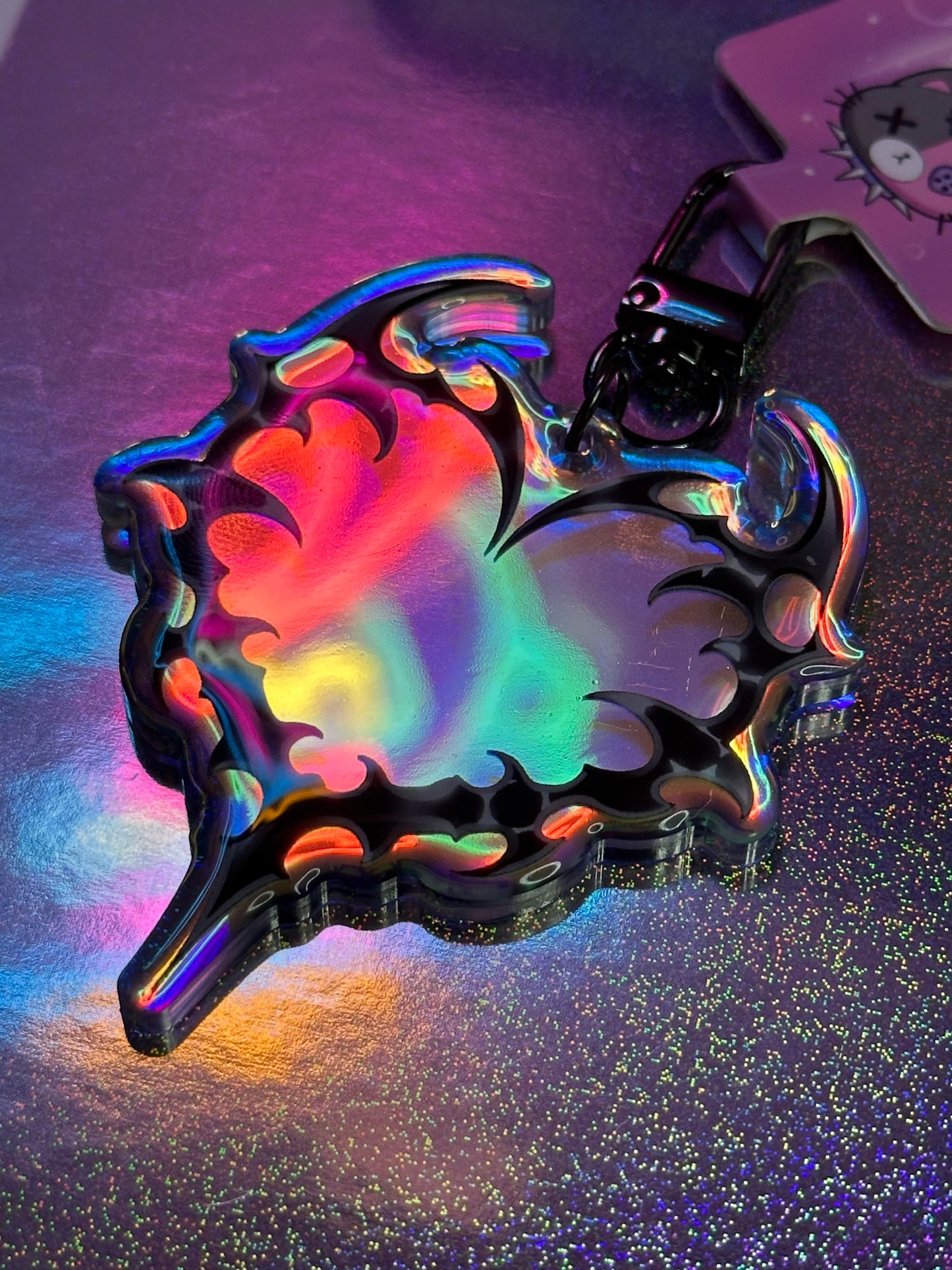 Heart of Steel Keychain