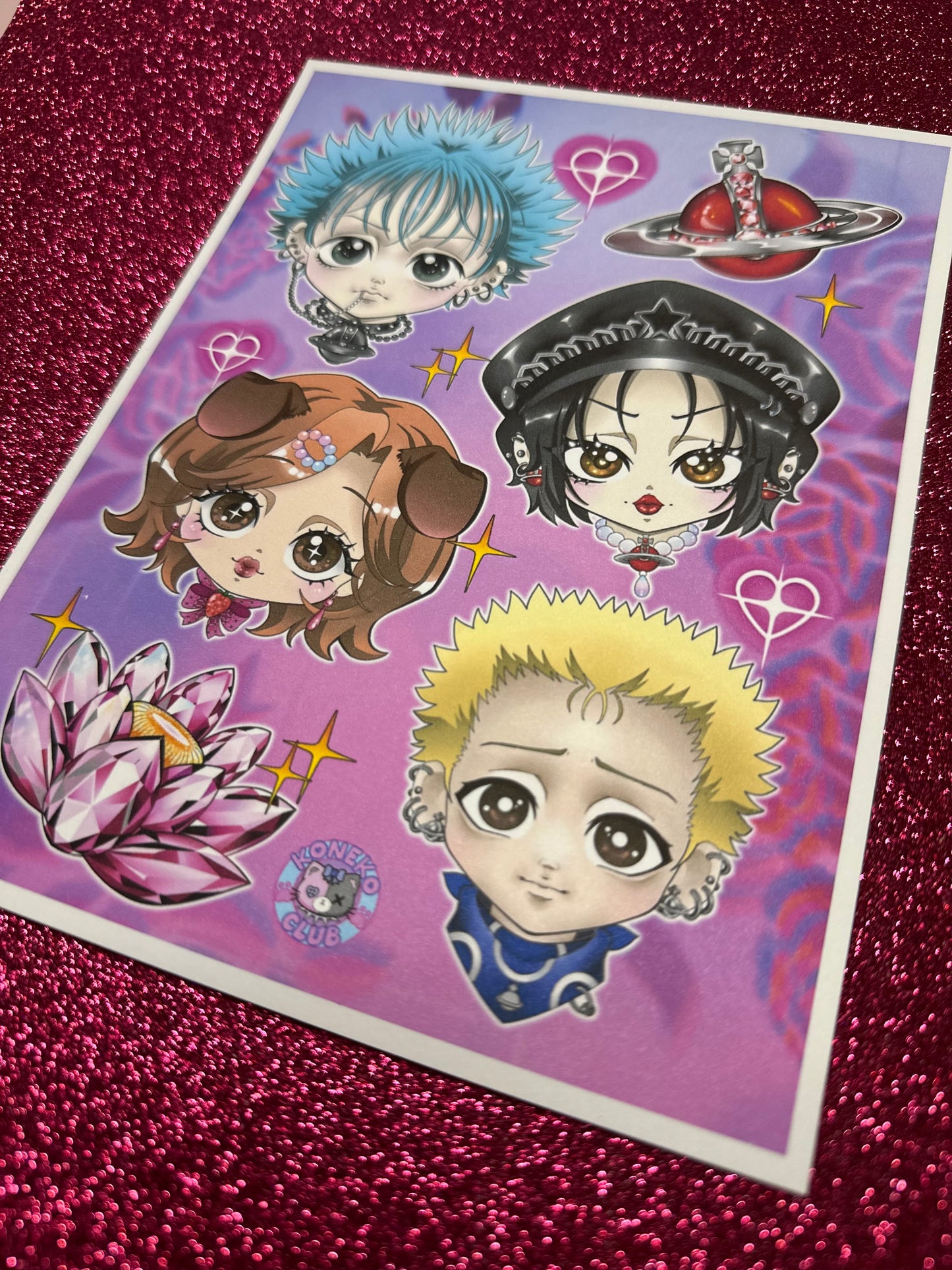Nana and friends print