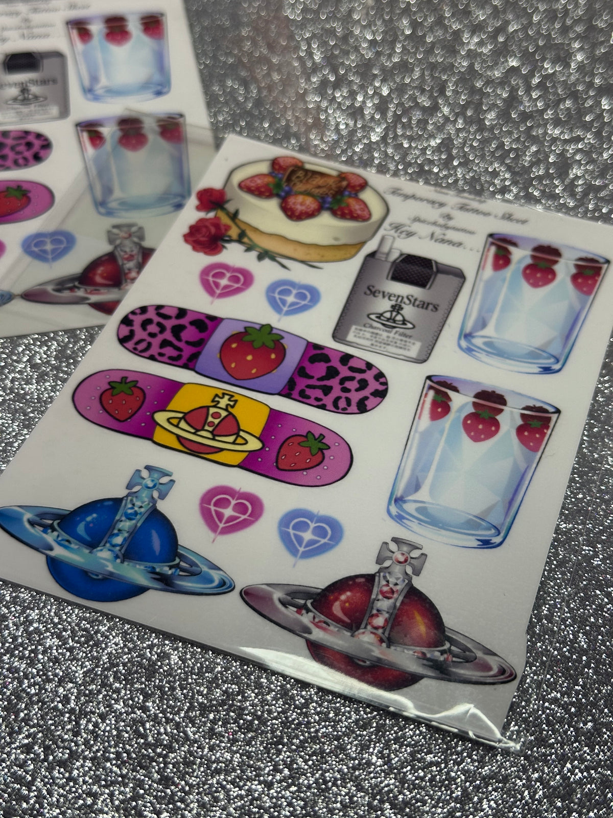 Nana Mini Friendship Temporary Tattoo Sheet