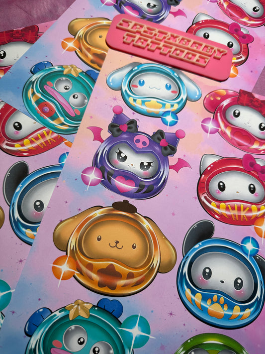 Misprint* Duruma Doll Art Sheet