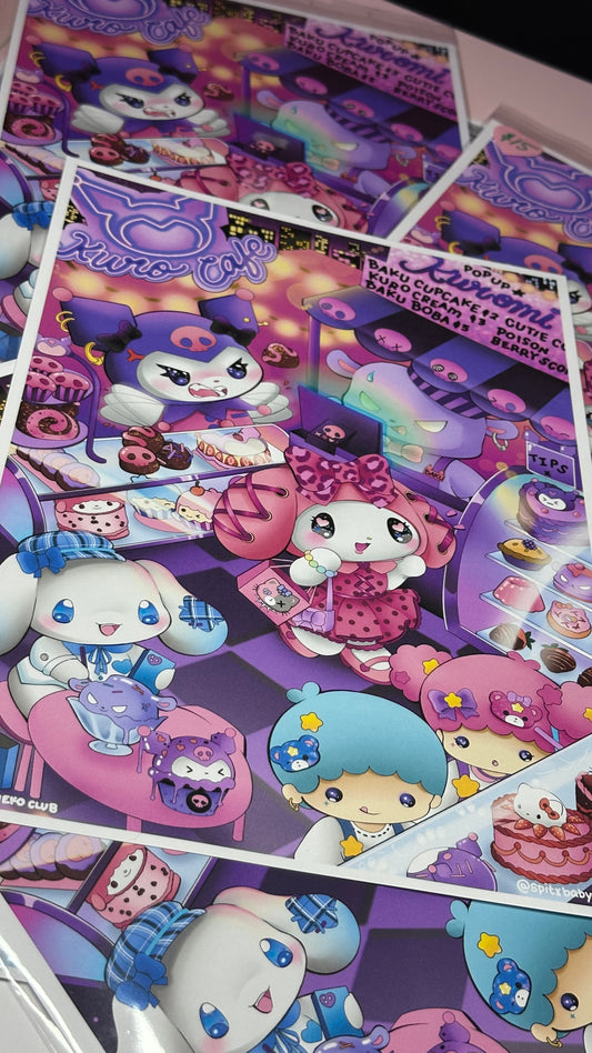 Kuro Cafe Print