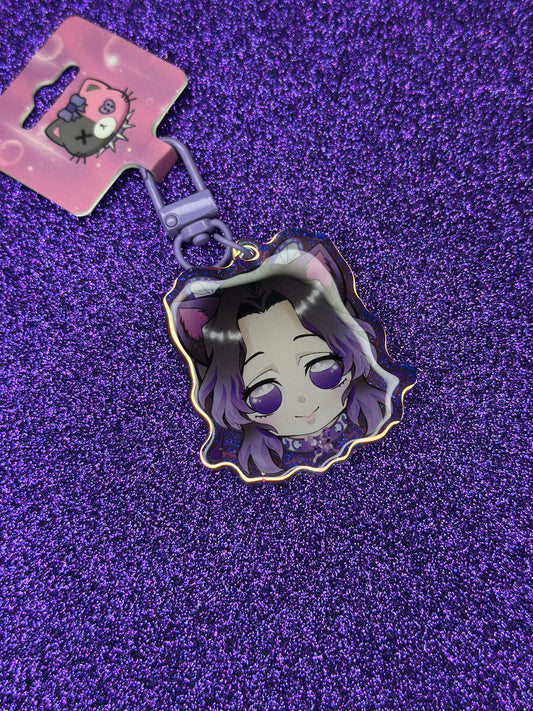 Shinobu Cat Keychain