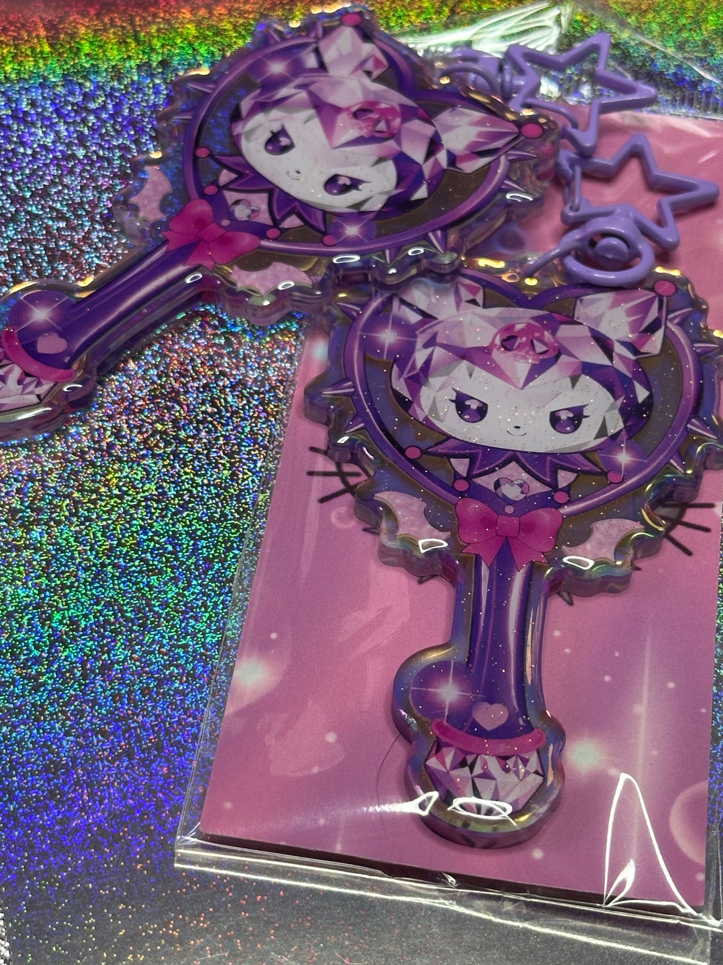 Kuro Magical Girl Wand Keychain