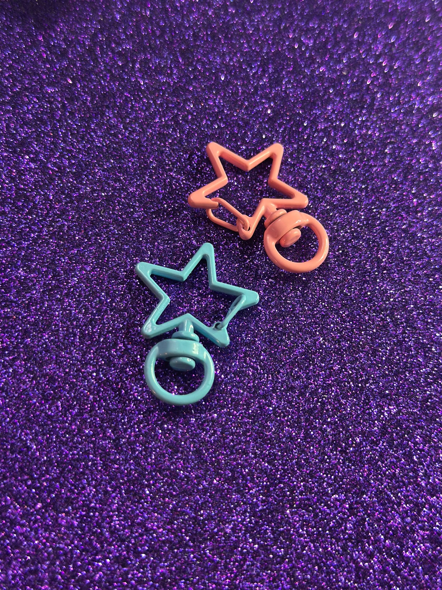 Extra star keychain clip