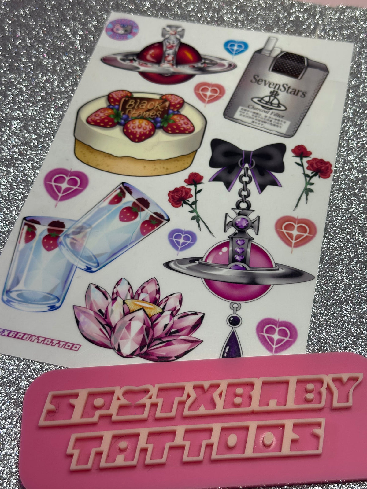 Apartment 707 Temporary Tattoo Sheet