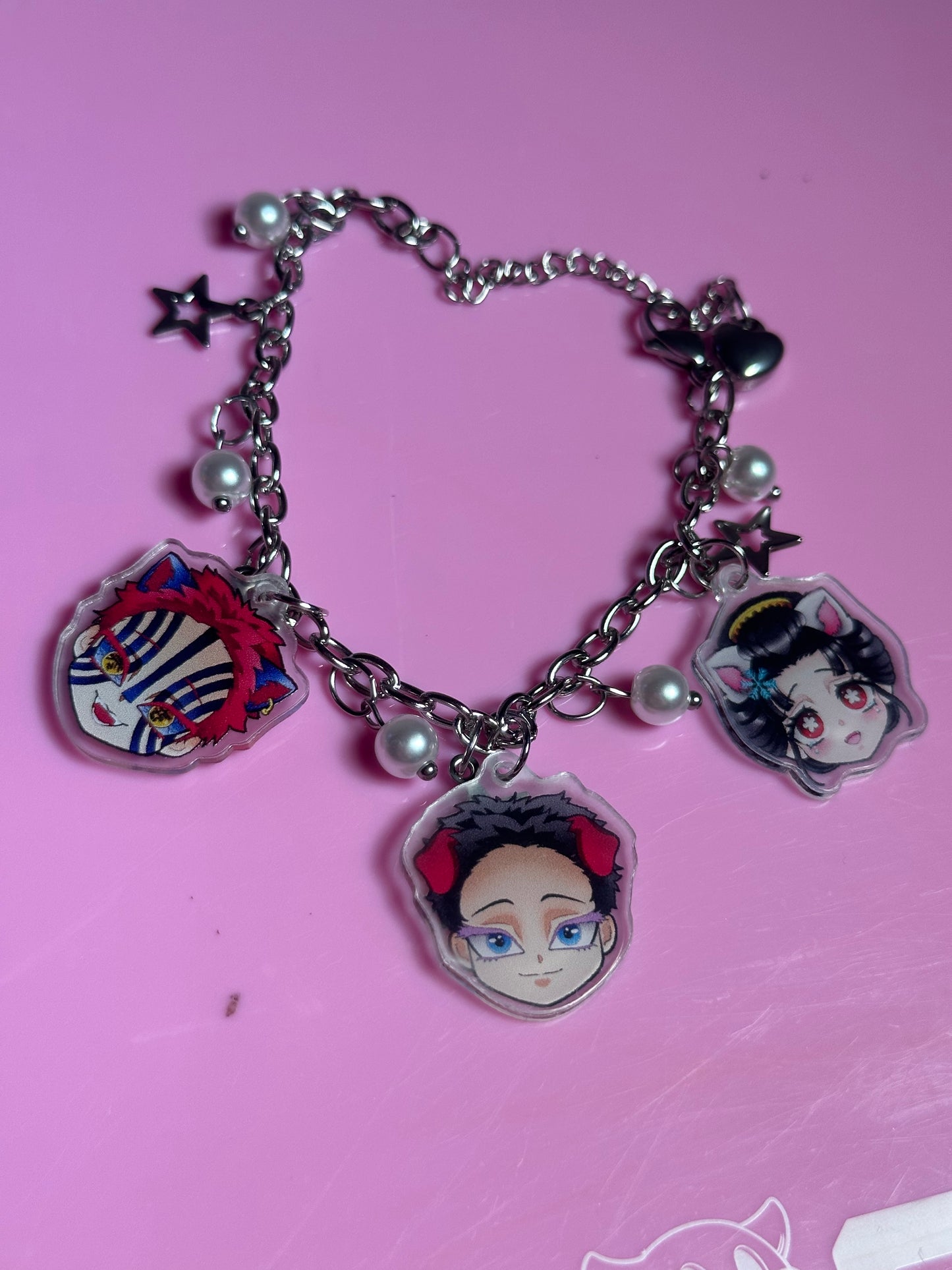 Kitty Akaza Puppy Hakuji Charm Bracelet