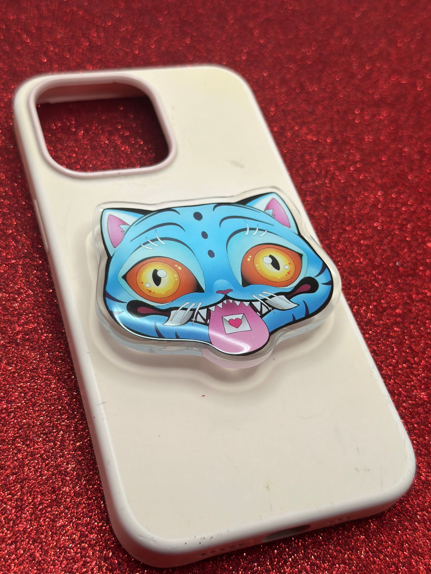 Derpy Tiger Phone Grip
